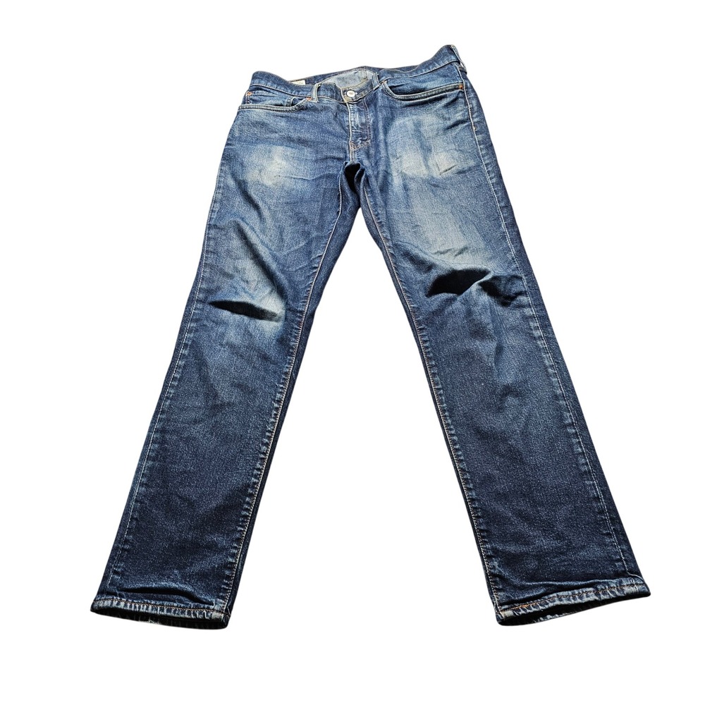 Levis 511 Slim Fit Jeans Mens 34x32 Dark Wash Blue Premium 04511-5025 Denim